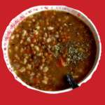Soupe de lentilles et d'orge aux légumes - Recettes et Livre de recettes en ligne
