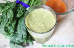 Carrot, spinach and apple juice - Recipes and Cookbook online
