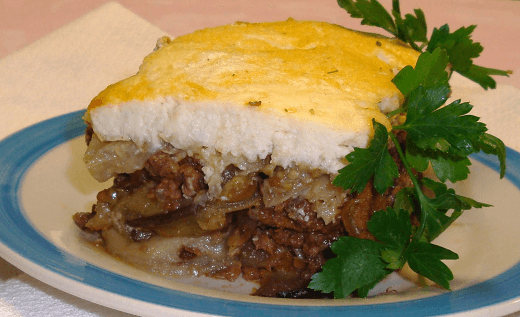 Moussaka with bechamel sauce - Ivana Buzurović