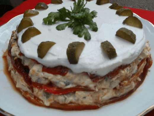 Pastel con pimiento rojo - Zuzana Grnja - Recetas y Libro de cocina online
