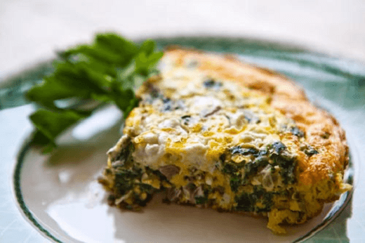 Fritata od malo masnog sira, sa graškom - Recepti i Kuvar online